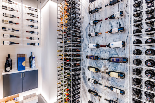 Design Blog: Striking Marble Wine Room