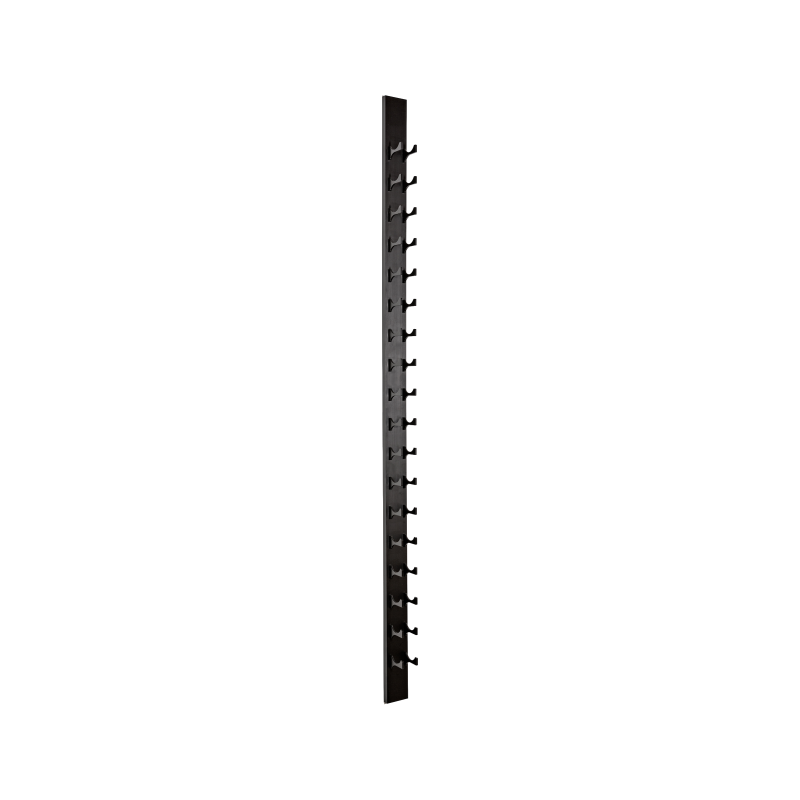 18-Bottle Classic Series Wine Rack, 8ft. - black, Liquid Systems, Metal Wine Racks, Label Forward, Modern Wine Racks