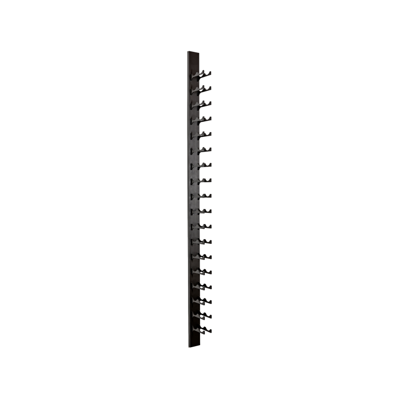 36-Bottle Classic Series Wine Rack, 8ft. - black, Liquid Systems, Metal Wine Racks, Label Forward, Modern Wine Racks
