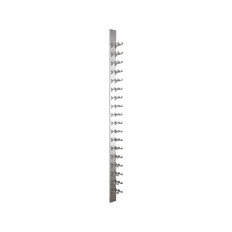 36-Bottle Classic Series Wine Rack, 8ft. - silver, Liquid Systems, Metal Wine Racks, Label Forward, Modern Wine Racks