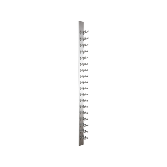 36-Bottle Classic Series Wine Rack, 8ft. - silver, Liquid Systems, Metal Wine Racks, Label Forward, Modern Wine Racks
