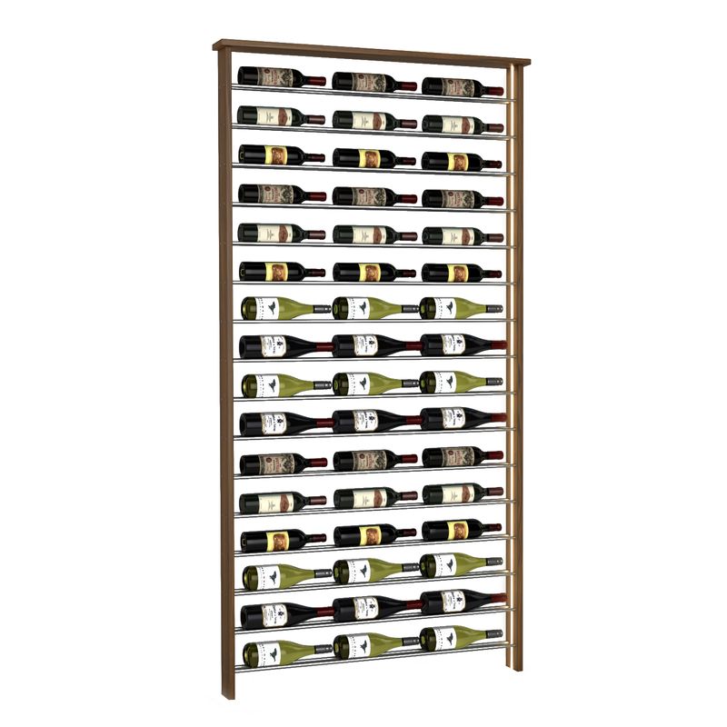 48-Bottle Parallel Wine Rack, Three-Column, Modern Wine Rack, Parallel Wine Rack, Kessick