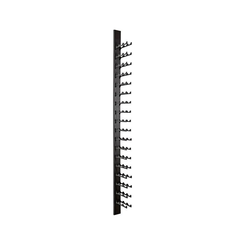 54-Bottle Classic Series Wine Rack, 8ft. - black, Liquid Systems, Metal Wine Racks, Label Forward, Modern Wine Racks