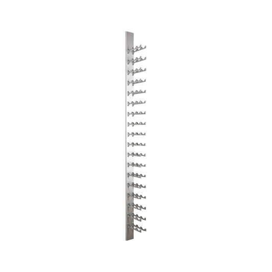 54-Bottle Classic Series Wine Rack, 8ft. - silver, Liquid Systems, Metal Wine Racks, Label Forward, Modern Wine Racks