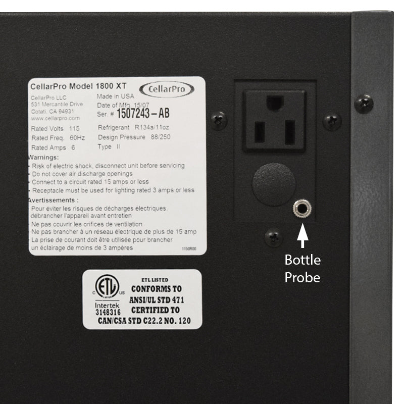 CellarPro 1800XTS-ECX Cooling Unit #1294