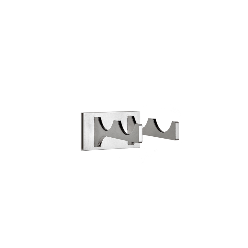 2-Bottle Mono Series Wine Rack - silver, Liquid Systems, Metal Wine Racks, Label Forward, Modern Wine Racks