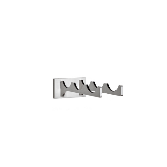 3-Bottle Mono Series Wine Rack - silver, Liquid Systems, Metal Wine Racks, Label Forward, Modern Wine Racks
