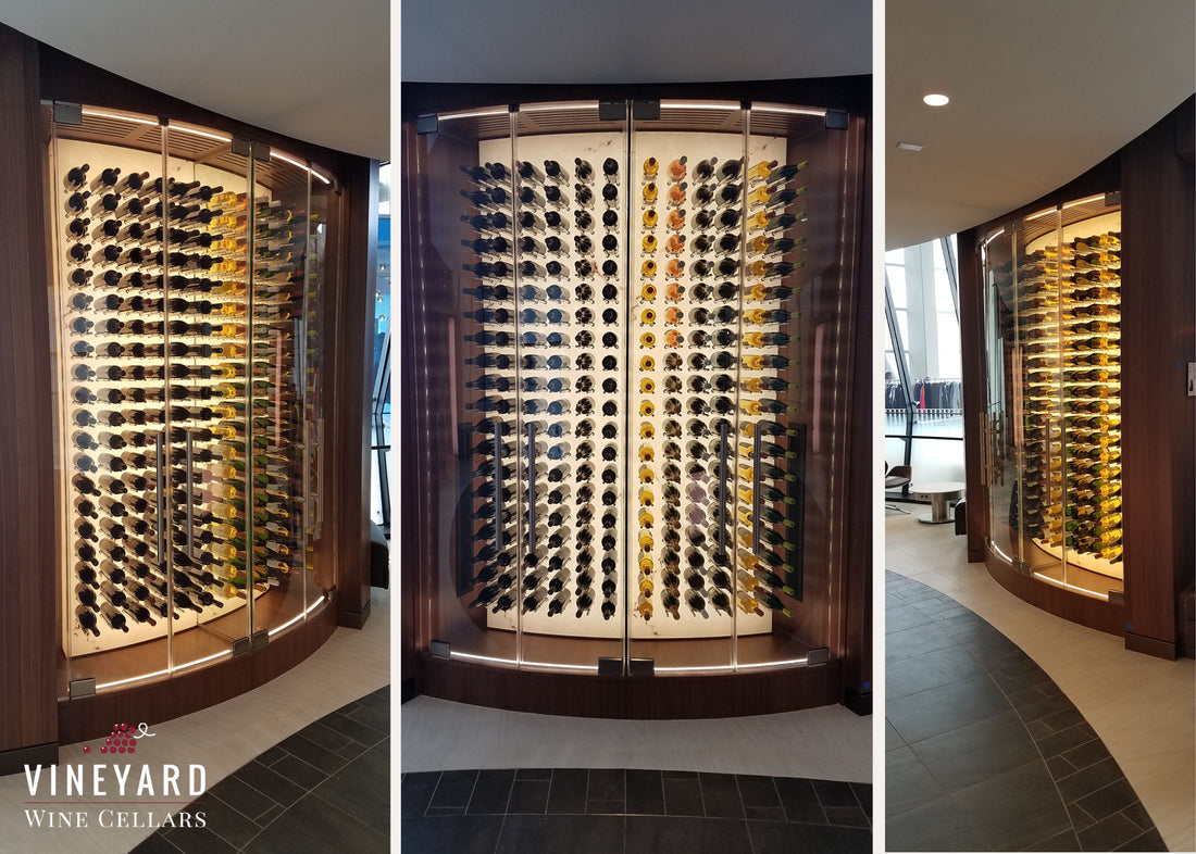 VWC Wine Storage for the Delta Sky Club in Austin, Texas