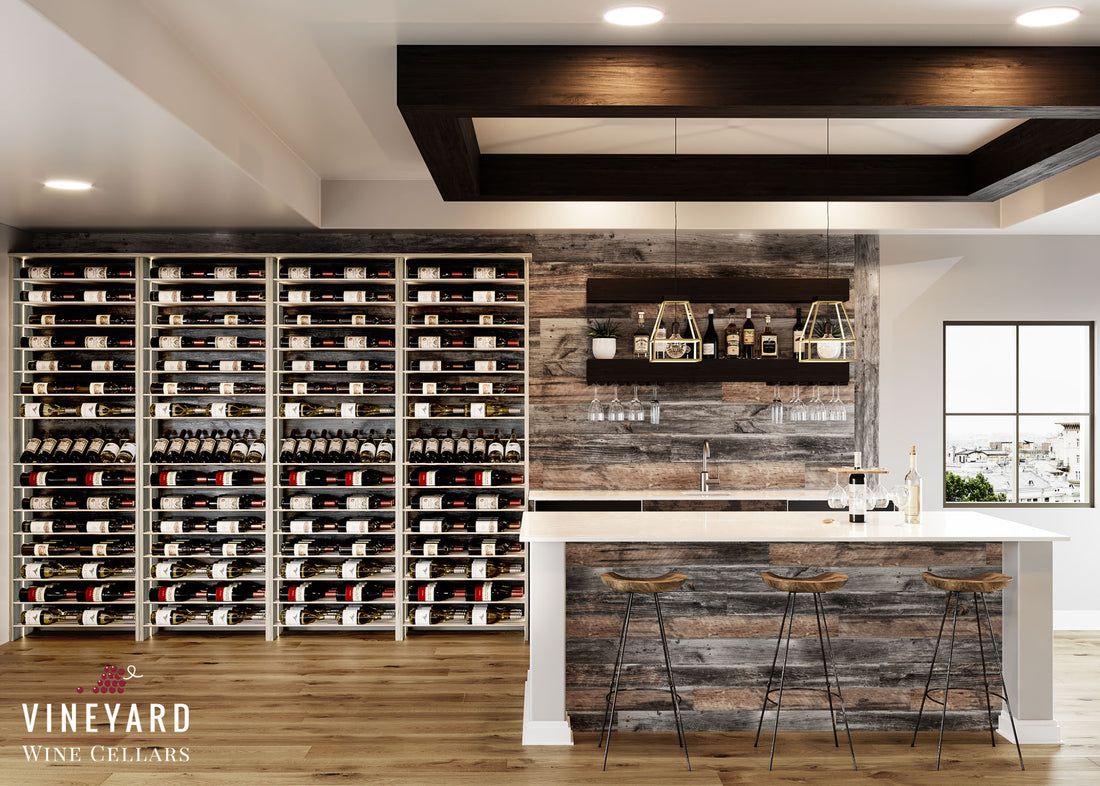 Semi-custom wine racks to suit any design style