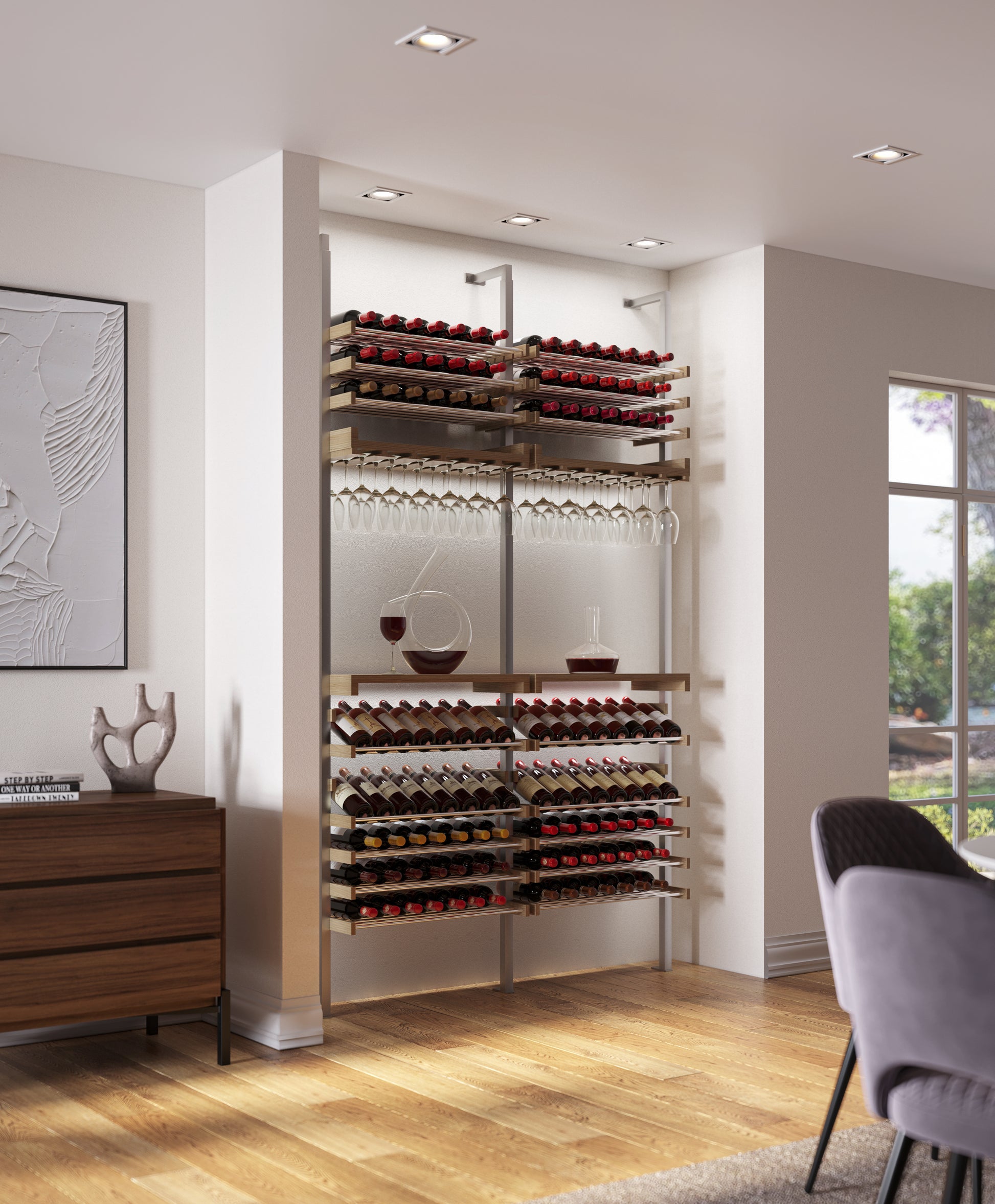 116-Bottle Signature Wine Display