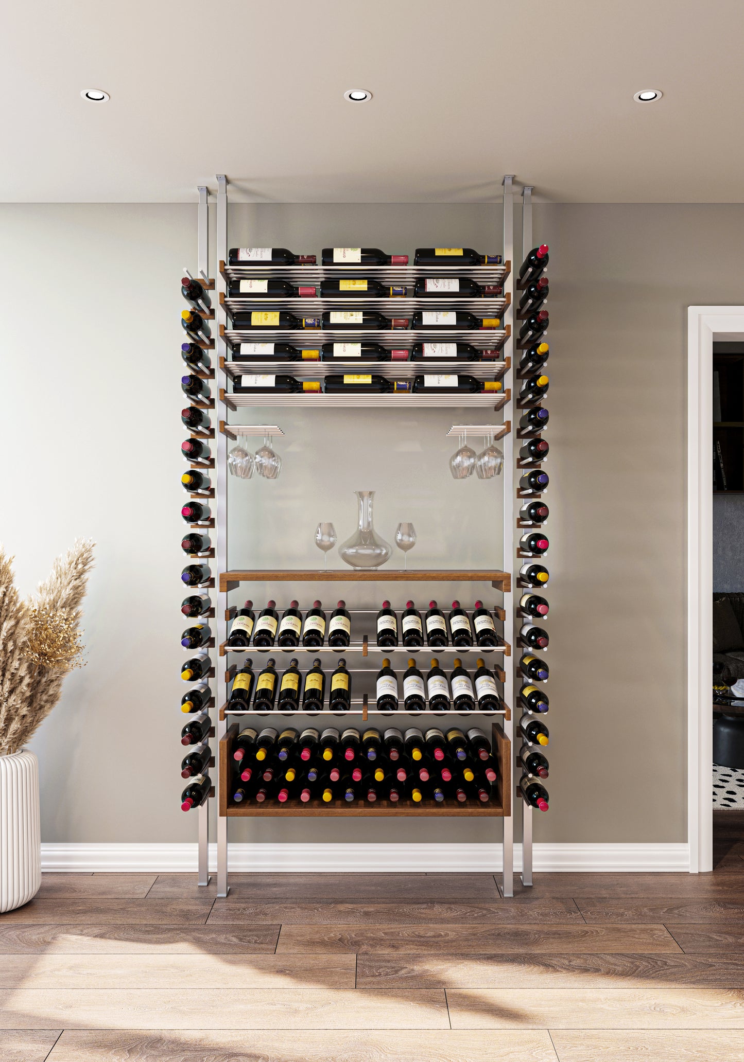 141-Bottle Signature Wine Display