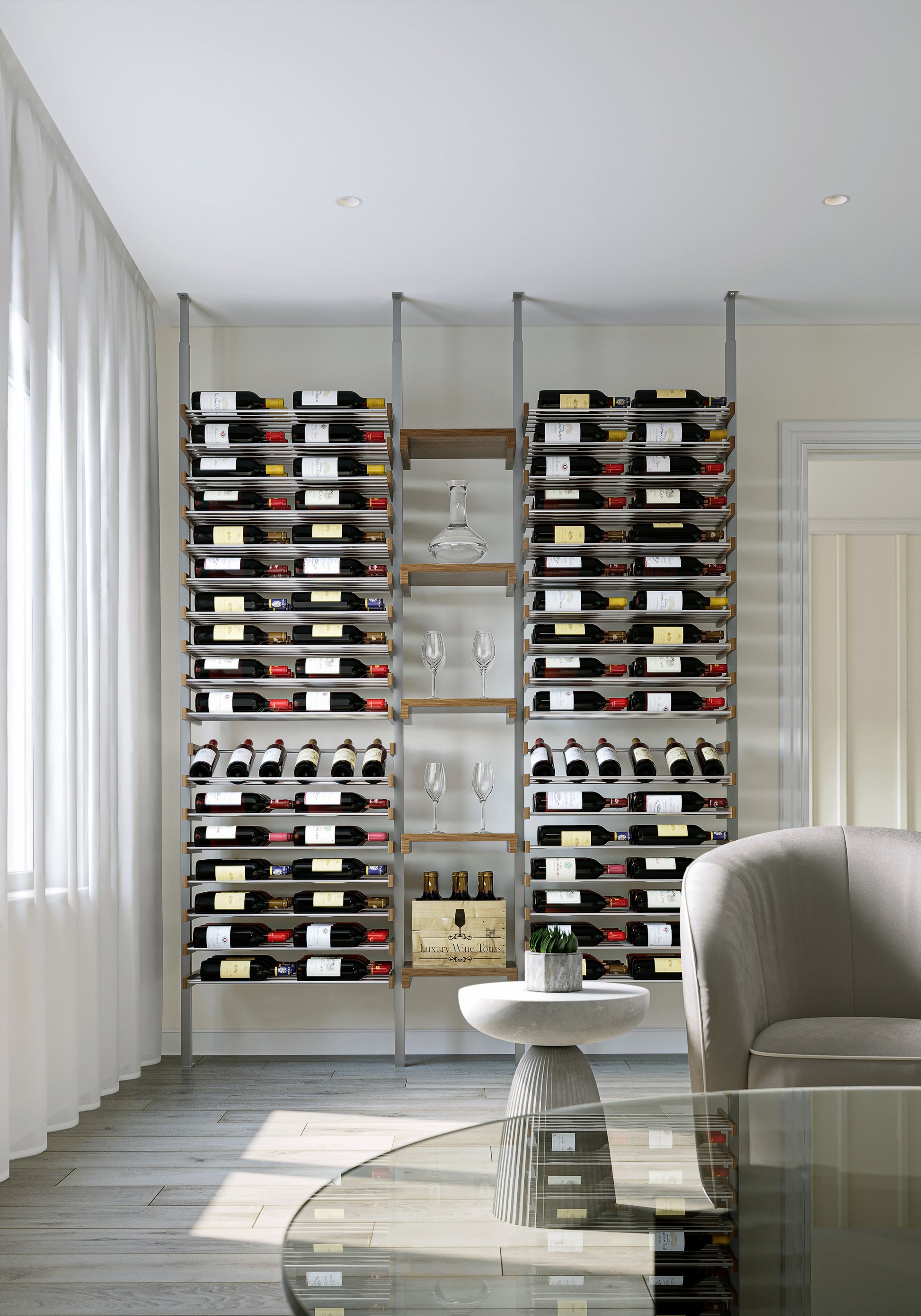 208-Bottle Signature Wine Display