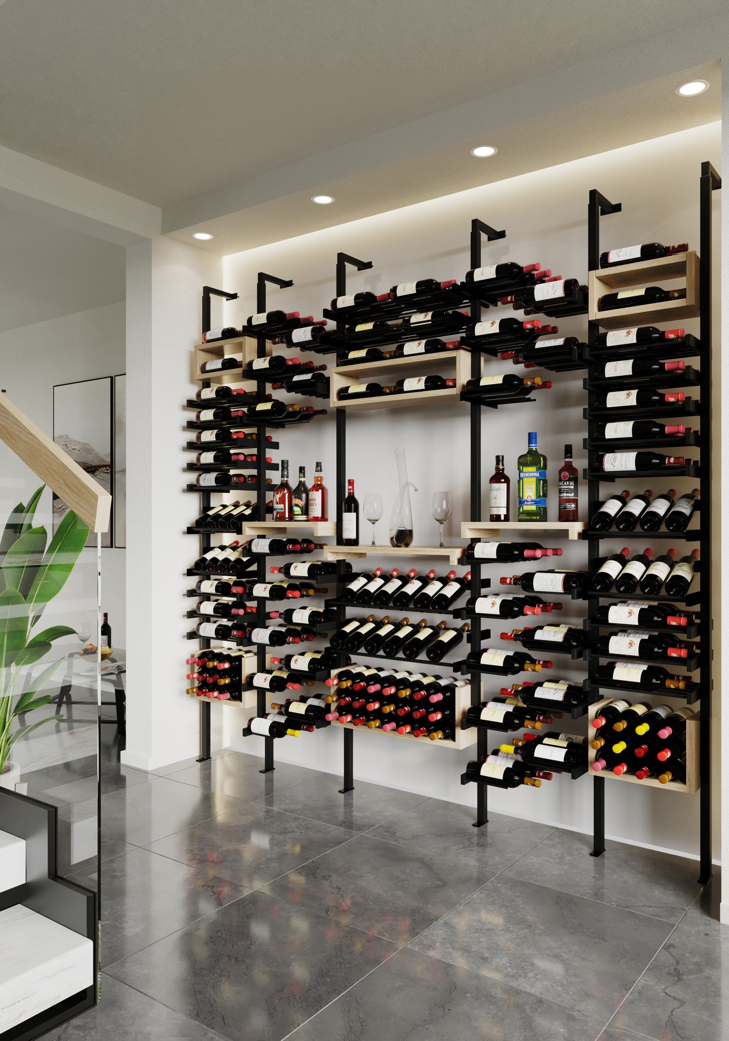 254-Bottle Signature Wine Display