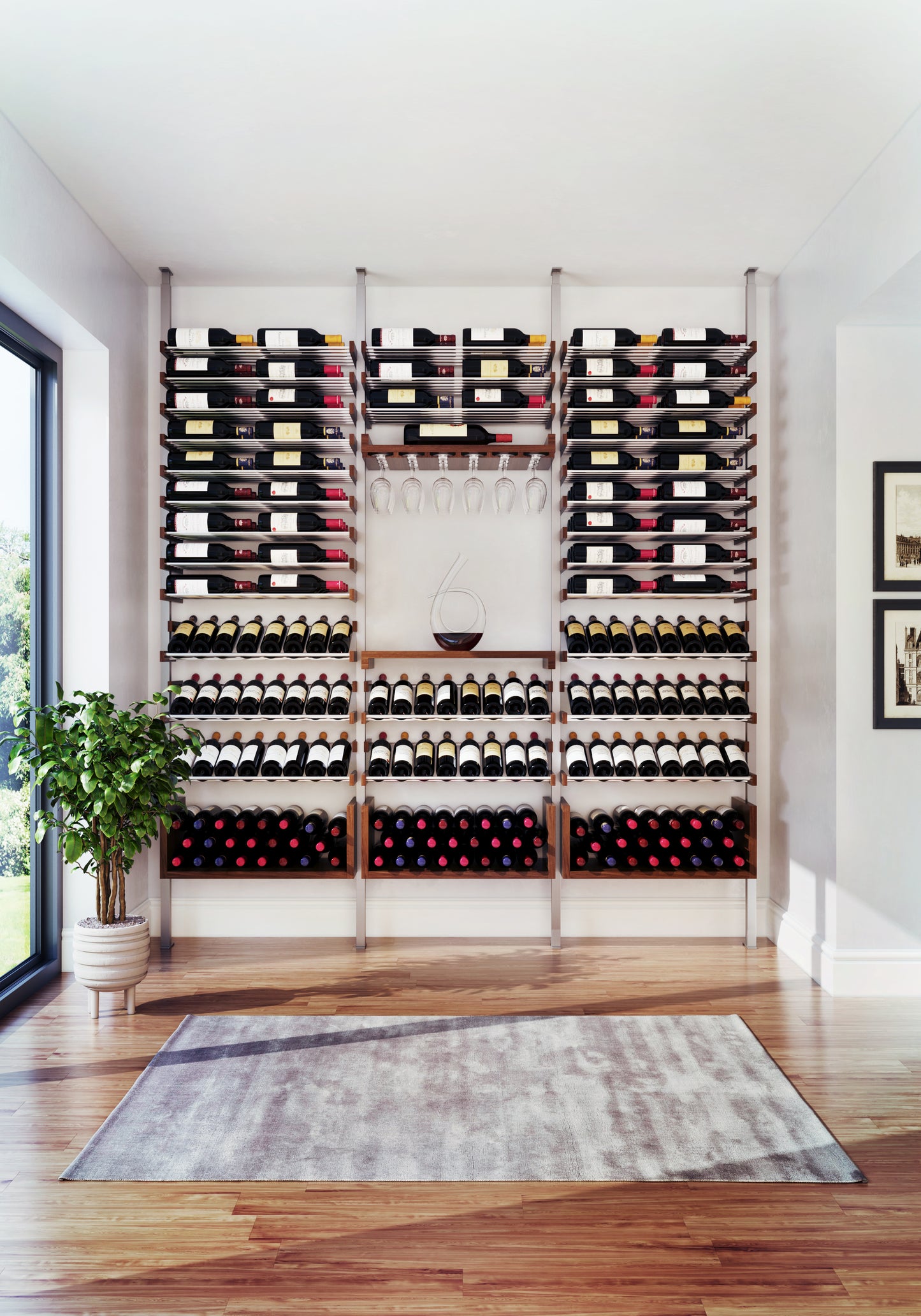 298-Bottle Signature Wine Display