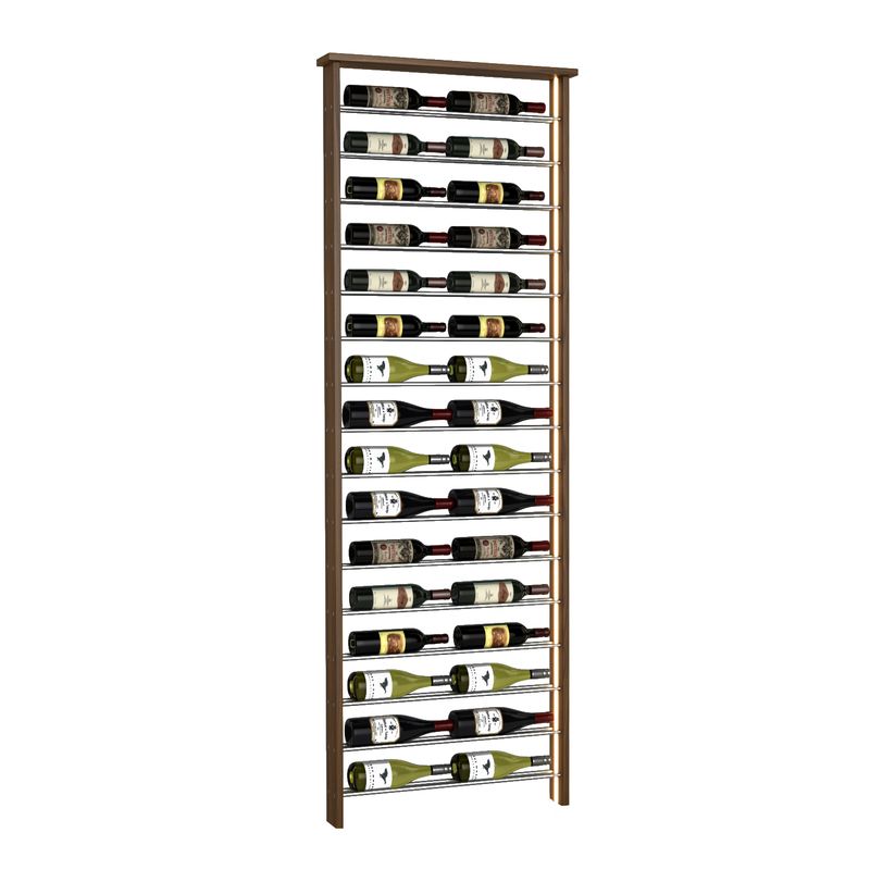 32-Bottle Parallel Wine Rack, Two-Column, Modern Wine Rack, Parallel Wine Rack, Kessick