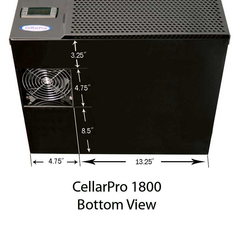 CellarPro 1800XT-ECX 220V 50/60 Hz Cooling Unit #1130