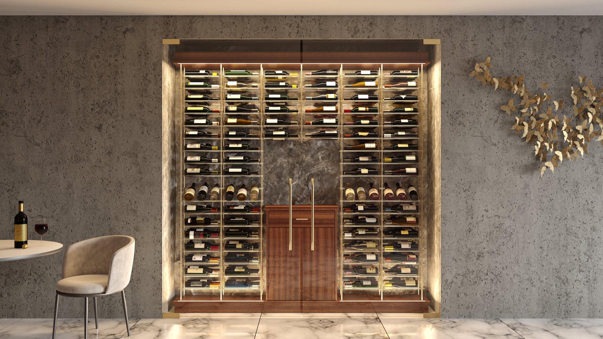 Elevation Wine Wall