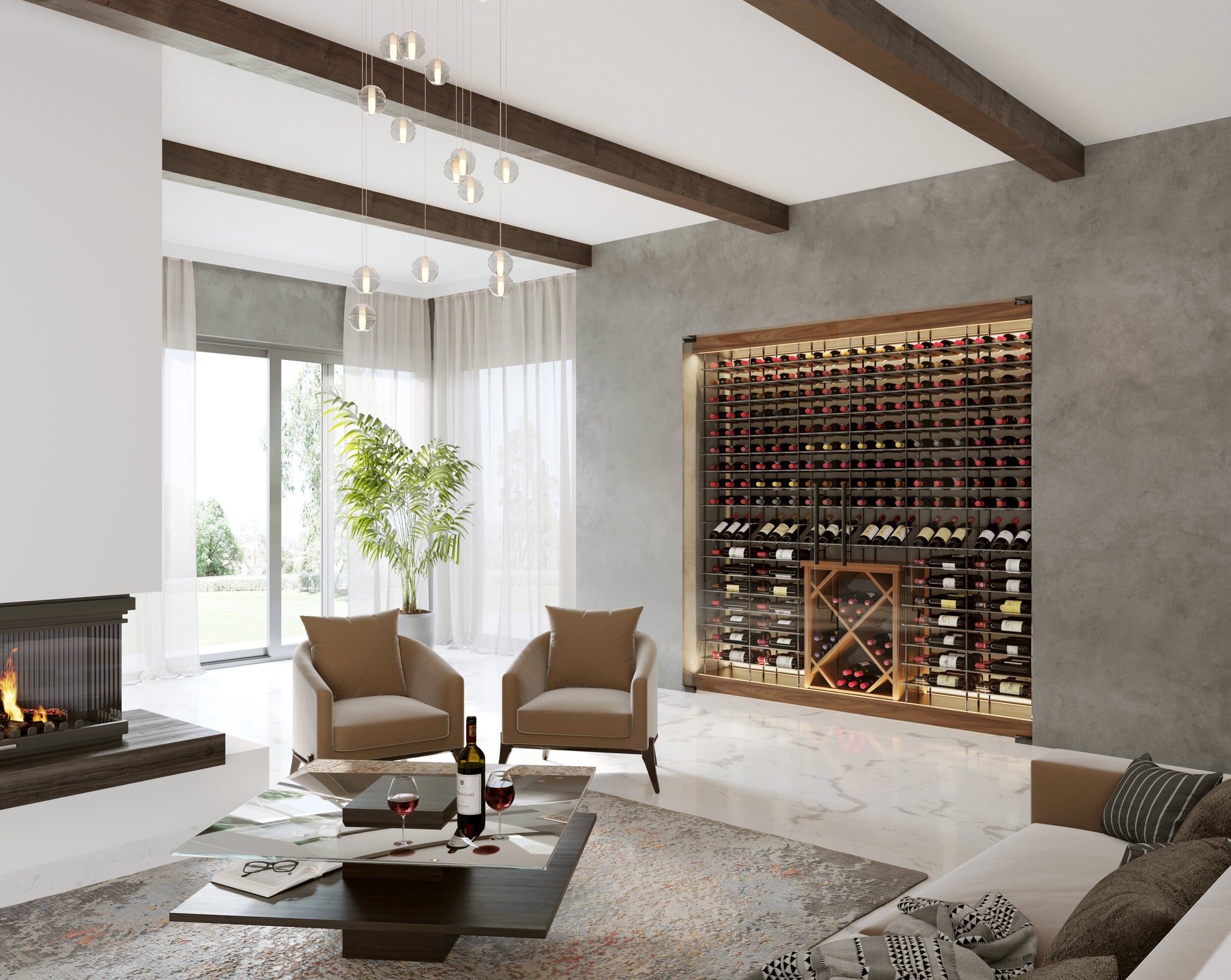 Elevation Wine Wall