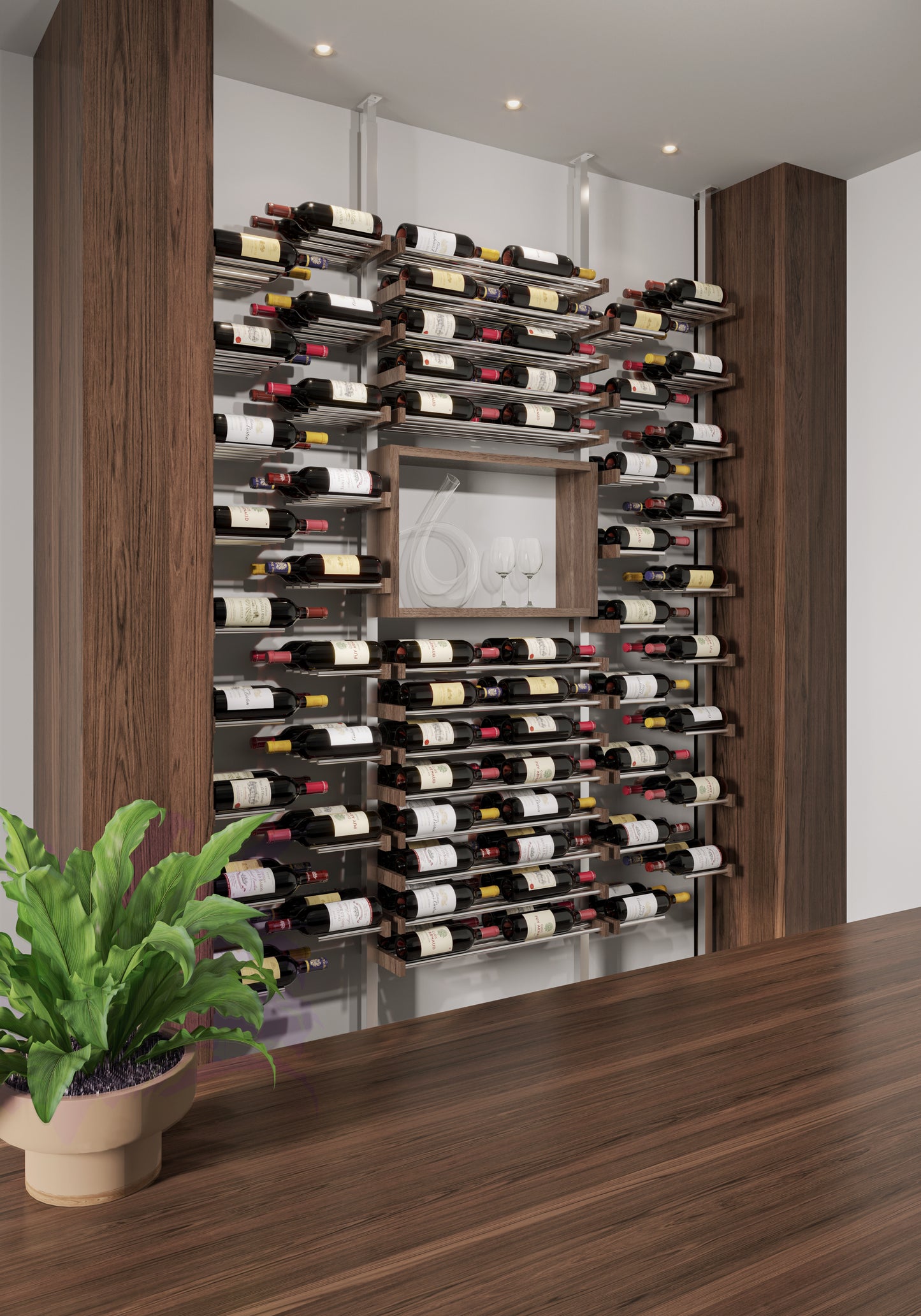 186-Bottle Signature Wine Display