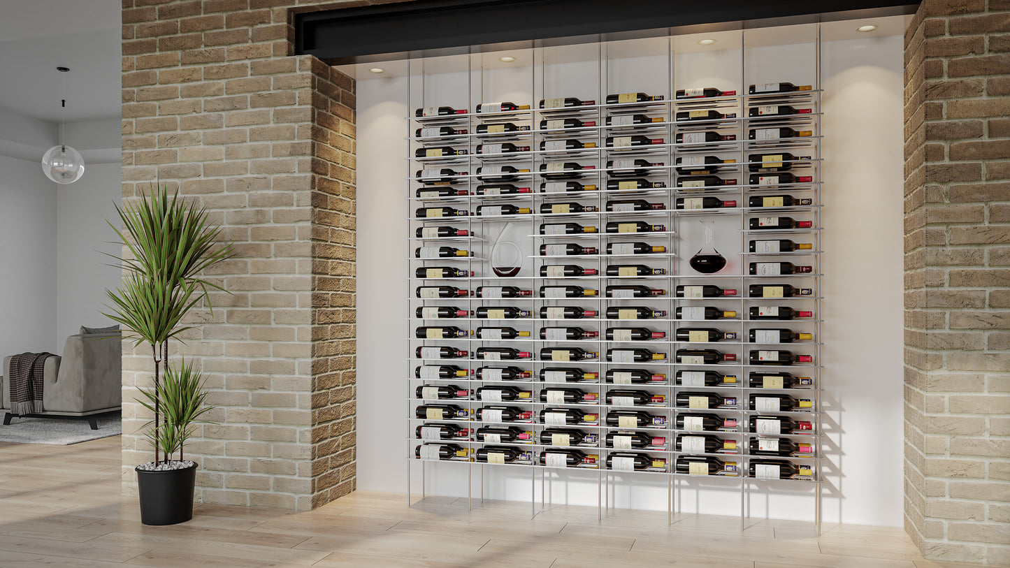 208-Bottle Elevation Wine Display