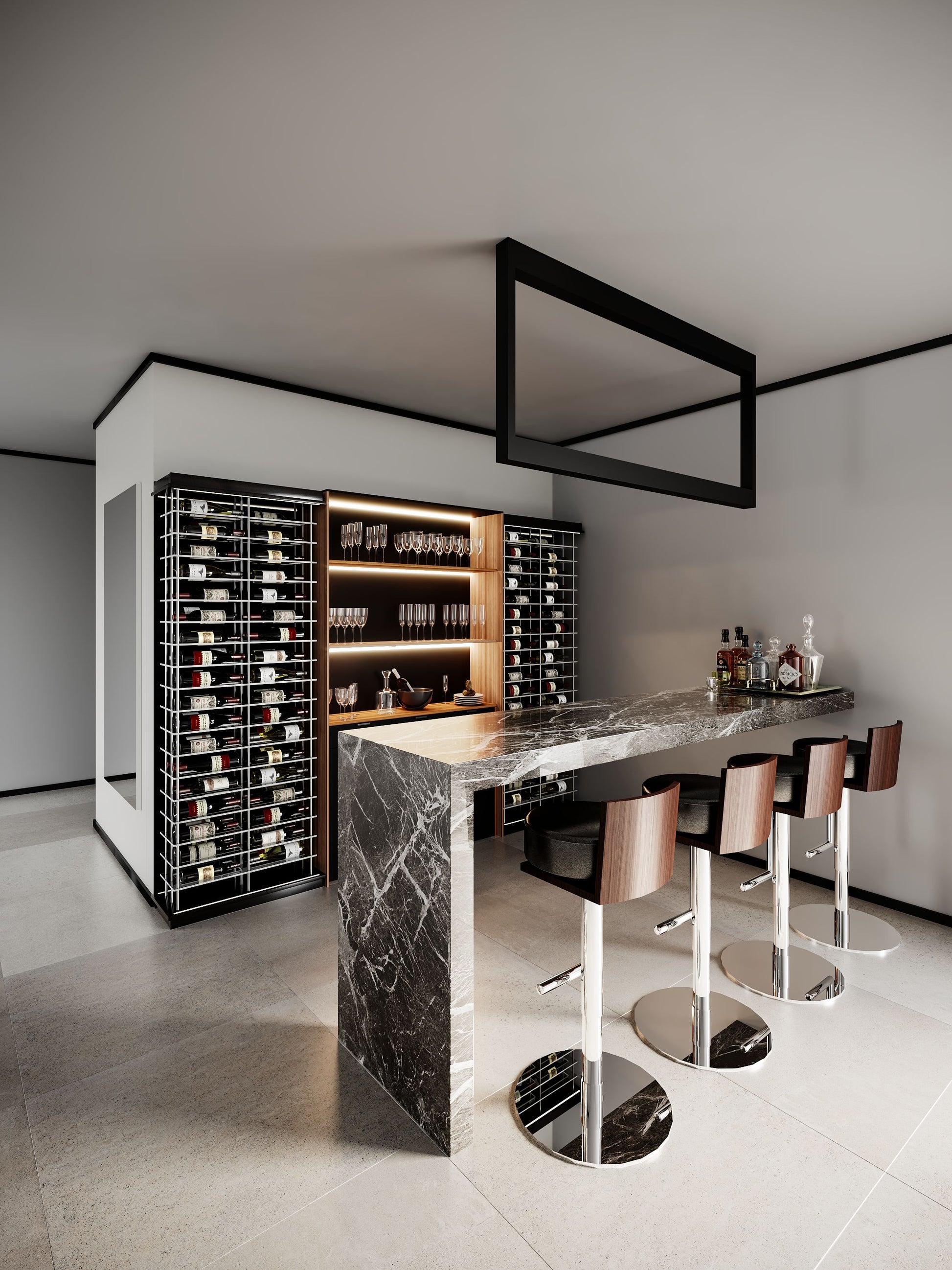 Elevation Wine Rack