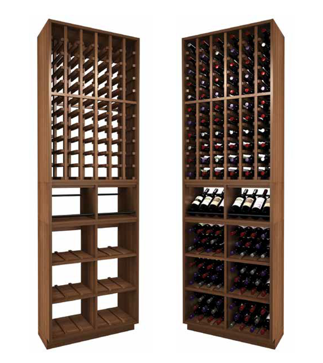 138 Bottle Tower Series Wine Rack ET17