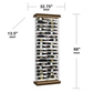 72-Bottle Elevation Wine Rack, Label Forward: Modern Wine Storage, Kessick